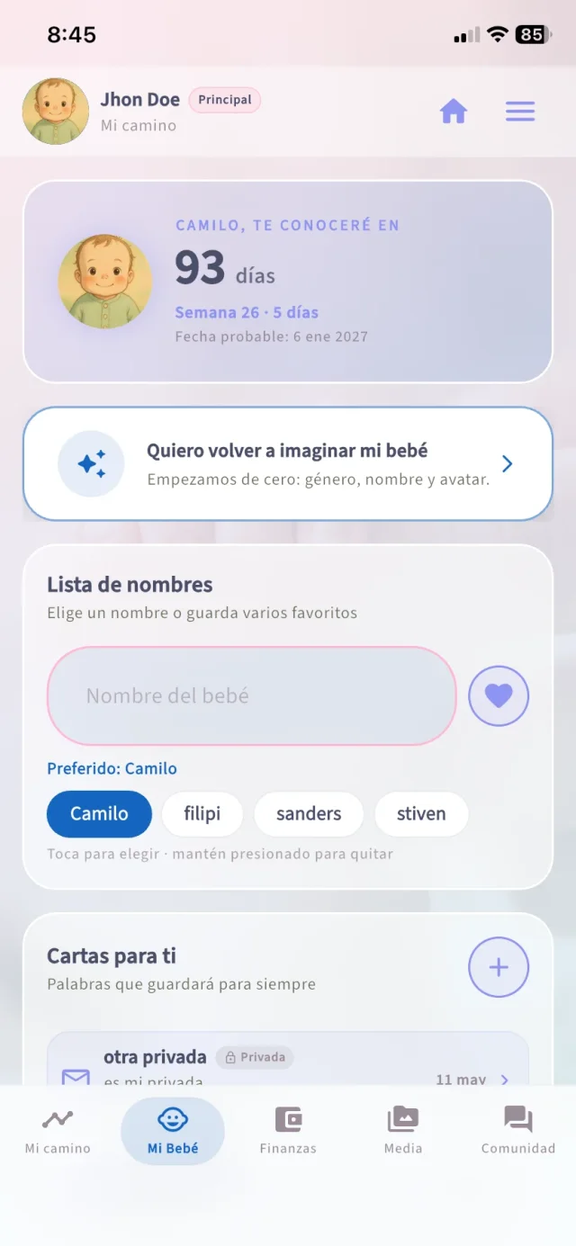 Imagina a tu bebé