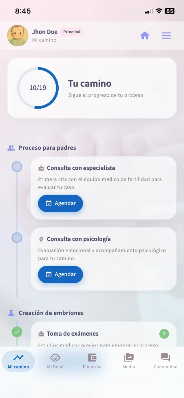 Seguimiento de tu proceso
